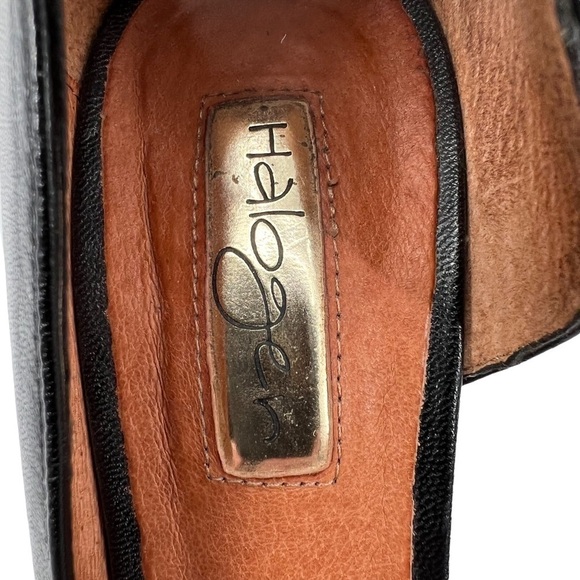 Halogen Black Pointed Toe D’Orsay Heels Size 7 Narrow Women's - Picture 2 of 11